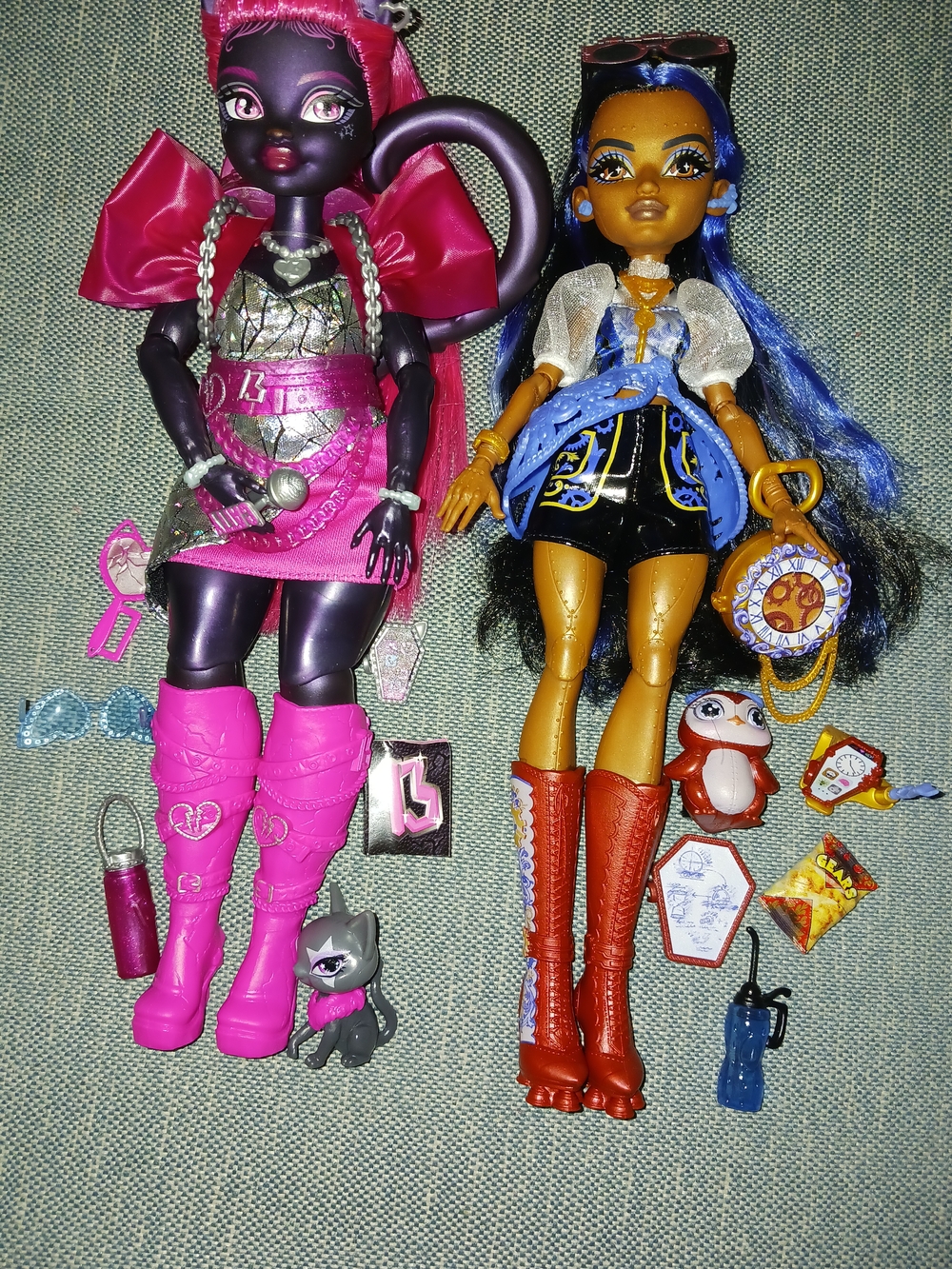 Monster High Dolls Catty Noir and Robecca Steam - Picture 3 of 4